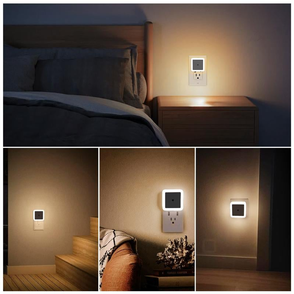 💡6-Pack Plug-in LED Night Lights